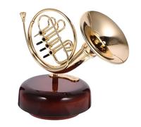 Hemobllo Carillon Retrò a Forma di Corno Tuba in Abs, Delicata Cassa Musicale da Tavolo Vintage per Decorazione di Scrivanie, Mensole e Finestre