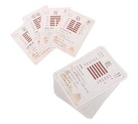 Hemobllo Carte i Ching 64 Pezzi in Carta per Crescita Personale e Meditazione, Facile da Comprendere per Esperti e Principianti