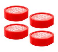 Hemobllo Cassetta Porta Estintore Rossa da Parete 4 Pezzi Coperchio Frangibile Resistente alle Intemperie per Chiavi Emergenza e Gestione Ufficio