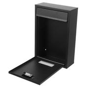 Hemobllo Cassetta Postale Con Serratura A Lato Marciapiede Cassetta Postale Da Montare Su Palo Con Serratura Senza Chiave Da Esterno Da