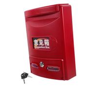 Hemobllo Cassetta Postale Esterno con Serratura Sicura Scatola Porta Documenti Resistente e Montaggio Parete per Protezione Lettere e Reclami Cassetta Posta Blocca Chiave per Casa e