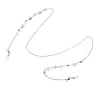 Hemobllo Catenella per Occhiali in Acciaio Inossidabile Conchiglia | Accessorio Delicato e Resistente, Mantiene gli Occhiali Saldi, Stile Raffinato per Donna