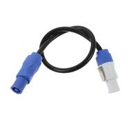 Hemobllo Cavo di Alimentazione Semplifica Installazione e Cablaggio per Illuminazione da Palcoscenico in Plastico, Lunghezza Ottimale per Concerti e Eventi