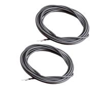 Hemobllo Cavo di Collegamento per Chitarra e Basso Elettrico 3 M Filo di Rame Intrecciato 5 Core Grigio Accessori per Cablaggio Strumenti Musicali Alta Sensibilità Uso in Studio e Live