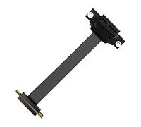 Hemobllo Cavo Riser Pcie Da Cavo Di Estensione Gpu Per Alimentazione Per Computer Gpu Copertura Protettiva Strati Completa
