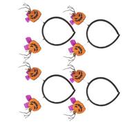 Hemobllo Cerchietto a Forma di Zucca 4 Pezzi di Halloween in Plastica Vestibilità Sicura e Confortevole, per Passeggiate di Dolcetto o Scherzetto e Feste a Casa Infestata