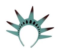 Hemobllo Cerchietto Statue della Libertà per Halloween Design Distintivo in Pu, Adatto per Eventi Cosplay e Feste Informali, Accessorio Affidabile e Originale