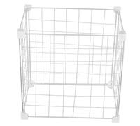 Hemobllo Cestini Organizer Sospesi in Metallo per Congelatori a Pozzetto Divisori Modulari 32X215X32 CM per Conservazione Alimenti in Cucina Domestica