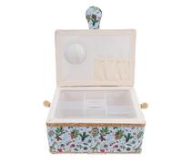 Hemobllo Cesto Portaoggetti per Ricamo e Cucito Organizer per Forniture da Cucito Scatola in Tessuto e Contenitore per Ricamo Portatile per Accessori e Attrezzi