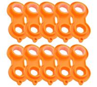 Hemobllo Chiave per Aeratore Rubinetto 10 Pezzi in Abs Arancia Facile da Smontare e Impugnare per Impianti Pubblici e Altri Luoghi