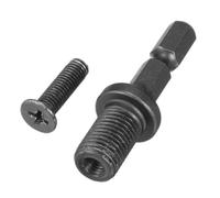 Hemobllo Chuck Autoserrante Acciaio Per Trapano Elettrico Adattatore Per Punte Da Trapano Compatibile Con Nero