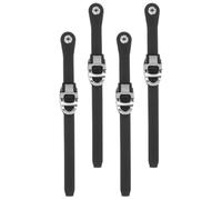 Hemobllo Cinghie Fibbia in Plastica per Pattini a Rotelle 4 Pezzi, Cinturini di Ricambio Portatili per Scarpe da Skate, Accessori Professionali per Fissaggio Stabile e Trasporto Leggero