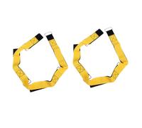 Hemobllo Cintura da Gioco per Esterni in Nylon Orme Set da 4 Pezzi per Team Building Cintura da Gioco Footsteps Resistente e Comoda per Attività All’Aperto Colore Casuale Colore Casuale