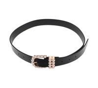 Hemobllo Cintura Per Donna Con Fibbia Perle Di Simulazione, Cintura Regolabile Elegante e Sottile, Accessorio Moda Versatile Per Abiti Da Sposa e Outfit Casual, Stile Giovane