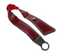 Hemobllo Cintura Punk Borchiata Rossa Elastica da Donna Rivetti Metallici Cintura a Taglio Obliquo in Vita per Abiti Accessorio Gotico per Feste Festival e Look Rock