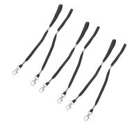 Hemobllo Cinturini Elastici per Guanti da Sci 3 Paia Clip Anti-smarrimento Regolabili, Cordini da Polso Resistenti per Sport Invernali, Accessori Sicurezza Guanti da Neve