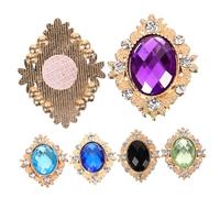 Hemobllo Ciondoli Per Lacci Delle Scarpe Con Pietre Brillanti 6 Pezzi Colorati in Lega Decorazioni Per Scarpe Eleganti Basse e Décolleté Adatti a Tutte Le Età