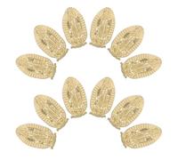 Hemobllo Ciondoli per Unghie Buddha in Lega Dorata 3d 100 Pezzi, Accessori Nail Art Religiosi per Manicure Fai da Te ed Eventi Speciali