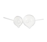 Hemobllo Ciotola in Vetro Trasparente per Miscelazione di Oli Essenziali e Maschere Viso, Facile da Pulire per Saloni di Bellezza e Uso Professionale