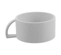 Hemobllo Ciotola per Sapone da Barba con Manico 3D per Schiuma Avanzata Tazza da Barba Piccola Bianca per Rasatura Delicata Uomo Contenitore Portasapone da Barbiere per Uso Quotidiano e