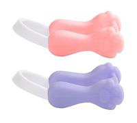 Hemobllo Clip Correttore per Naso 2 Pezzi in Silicone Design Ergonomico per Modellare e Sollevare Naso Durante Sonno