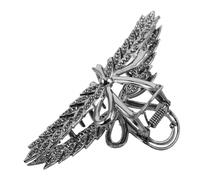 Hemobllo Clip Per Capelli in Metallo Fiocco Con Strass e Spighe Clip Per Capelli Decorative Tenuta Forte Spessi o Fini Graziose