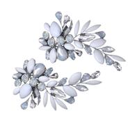 Hemobllo Clip Per Scarpe Con Pietre Brillanti Decorazioni Rimovibili Per Scarpe Da Sposa e Cerimonia Accessori Gioiello Eleganti Per Donne Facili Da Installare e Adattabili Tutte Le Occasio