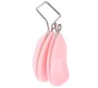 Hemobllo Clip per Sollevare e Raddrizzare Ponte Nasale in Silicone e Acciaio Inossidabile Modellante per Naso Piena Rosa Comoda e Facile da Usare, Correttore Nasale Rosa per Donne