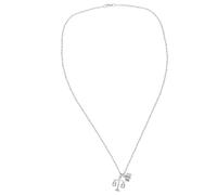 Hemobllo Collana Ciondolo Bilancia della Giustizia, Ornamento per Collo Catena Chic, Accessorio Decorativo per Feste e Regali per Studenti di Giurisprudenza