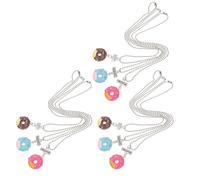 Hemobllo Collane Amicizia Ciondolo Ciambella Realistica, Set 9 Pezzi, Accessori Amico Resistenti per Ragazze, Regalo Decorativo per Viaggi, Shopping e Uso Quotidiano