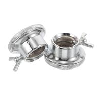 Hemobllo Collari di Sicurezza per Manubri in Acciaio 2 Pezzi Dado a Vite a Farfalla Clip Antiscivolo per Bilanciere Accessori Palestra per Sollevamento Pesi Uomo Fissaggio Rapido per