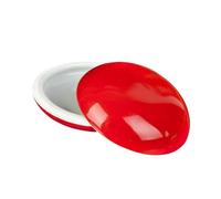 Hemobllo Contenitore in Porcellana per Pasta d Inchiostro Rossa con Coperchio Protettivo Scatola Ceramica per Calligrafia con Design Semplice e Morbido Adatta per Amanti del Lettering e