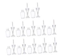 Hemobllo Contenitori Vuoti per Lucidalabbra Fai da Te a Forma di Bicchiere di Vino, Set da 24 Pezzi, Plastica Leggera e Resistente, per Makeup Creativo e Uso Domestico