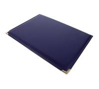 Hemobllo Copertina per Certificato in Pelle Sintetica A4 Angoli Arrotondati, Elegante Protettore Documento per Premi e Diplomi, Design Unico e Morbido per Ufficio e Presentazioni