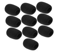 Hemobllo Copertura Antivento per Microfono a Clip Set 10 Spugne Protettive per Microfono Auricolare Isolamento e Riduzione del Rumore