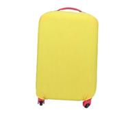 Hemobllo Copertura Elastica per Valigia Trolley Giallo 26-30 Pollici | Design a Infilare Rapido, per Valigie Ruote, Aiuta a Mantenere Chiusa la Valigia, in Aeroporto e Hotel