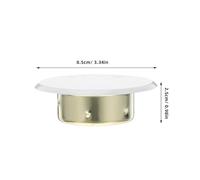 Hemobllo Copertura Nascosta per Testina Sprinkler Antincendio in Ferro Bianca Piastra di Copertura Piatta per Sprinkler a Soffitto Set da 8 Pezzi per Uso Residenziale Commerciale e