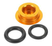 Hemobllo Copri Manovella per Bicicletta in Lega di Alluminio Oro, Protezione Completa e Facile da Installare per Mountain Bike e Road Bike, Vite di Fissaggio Resistente