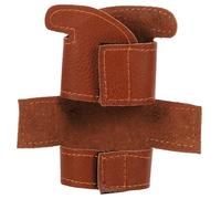 Hemobllo Copri Pistoni per Tromba in Pelle Protettiva Anticorrosione Cover per Musicali Resistente Sudore e Sporco Accessorio Strumento Fiato Elegante e Facile da Pulire Marrone