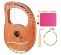 Hemobllo Corde Arpa Lyra in Legno Portatile Strumento Musicale Delicato per Principianti e Regalo per Coltivare Interesse Musicale