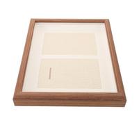 Hemobllo Cornice Espositiva in Legno 10 Pollici per Medaglie Foro Singolo Laterale Porta Medaglie e Foto Custodia Protettiva per Premi Sportivi Supporto Elegante per Esposizione e