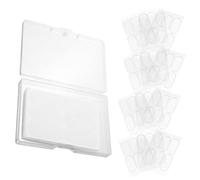 Hemobllo Correttore Auricolare in Silicone 60 Pezzi, Adesivi Auricolari Verticali Trasparenti Portatili, Nastro Cosmetico Per Riduzione Orecchie Sporgenti Ad Uso Quotidiano Per Donne