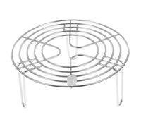 Hemobllo Cremagliera per Acciaio Inossidabile per Design Rotondo per Cucinare Verdure Sum