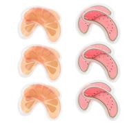 Hemobllo Cuscinetti Oculari Rinfrescanti in Gel Plastico 6 Paia Comfort a Raffreddamento Rapido e Idratazione, per Uso a Casa e Durante i Voli