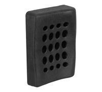 Hemobllo Cuscino per Lavatesta in Silicone Nero con Supporto Cervicale Antiscivolo, Cuscinetto per Collo da Shampoo Bowl, Perfetto per Parrucchieri Professionali