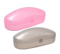 Hemobllo Custodia e Resistente da Sole Portatile Plastica Occhiali 5 Pezzi per Proteggere le Lenti Colore Casuale Durante L'evento Estivo, per Donna e Uomo