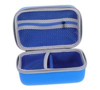 Hemobllo Custodia Eva Rigida Portatile Blu Per Accessori Fotocamera Digitale Ragazzo Ragazza e Mini Stampante Etichette Protettiva Antigraffio Resistente Urti Custodia Trasportabile Per Via