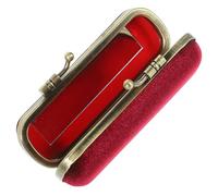 Hemobllo Custodia Rossetto per Donna con Specchio Interno Box Portatile in Organizer Trucchi Compatto per Borsetta e Piccoli Accessori Design Anti-disordine per Viaggi e Regali