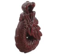Hemobllo Decorazione da Appendere Borsa Palissandro Inciso Mano Pendente Drago Retrò Resistente all Usura Charm Artigianale Multifunzionale per Auto e Accessori Regalo