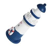 Hemobllo Decorazione da Faro in Blu Scuro Marittimo Giardino Balcone Regalo per Amanti del Mare